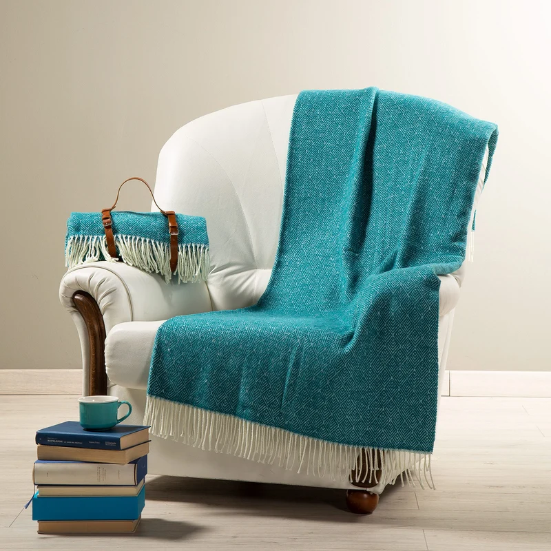 Plaid cortina Moderno in Cotone