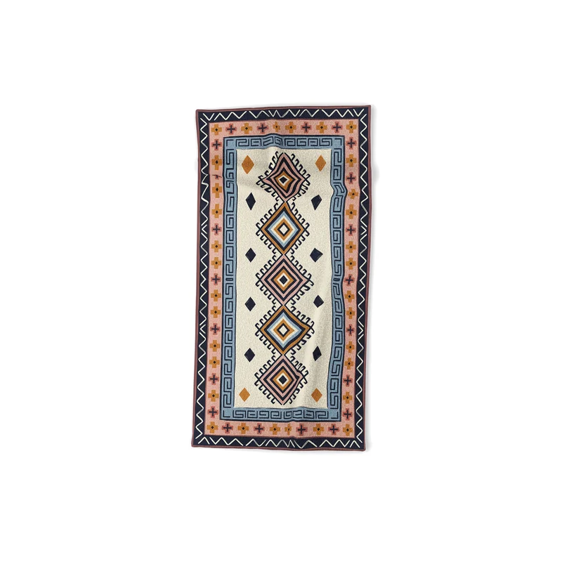 Bohemian Geometric Tapestry Bath Towel