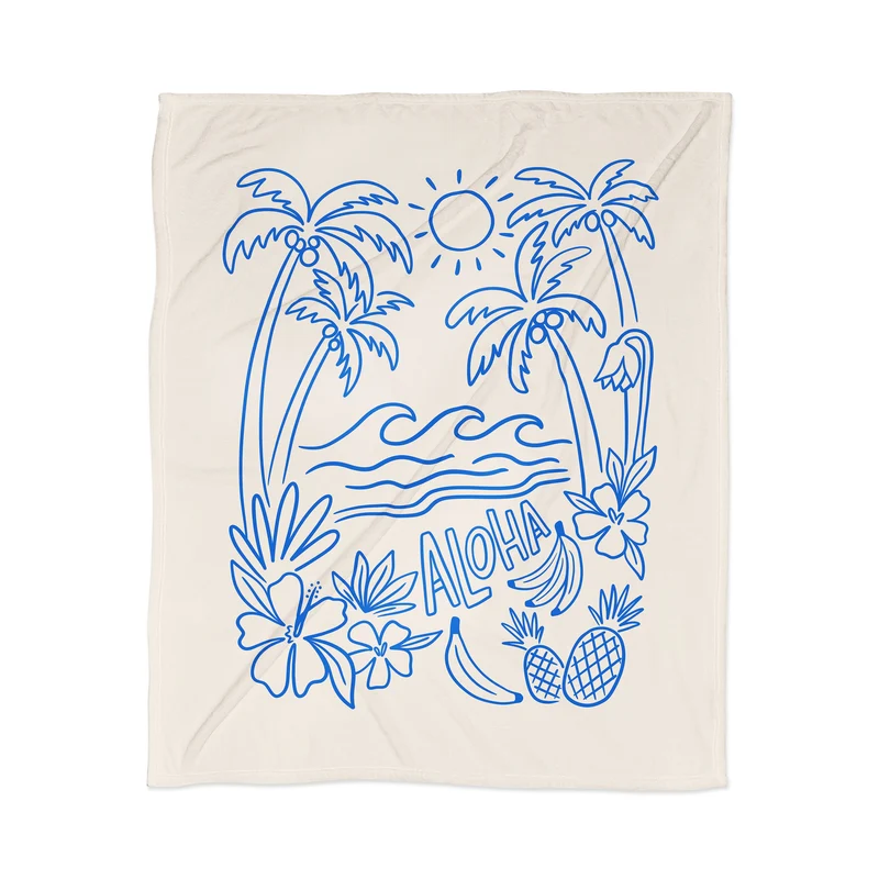 aloha x ii Throw Blanket