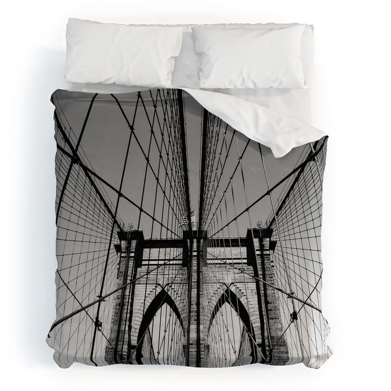 Brooklyn Bridge III Duvet Cover
