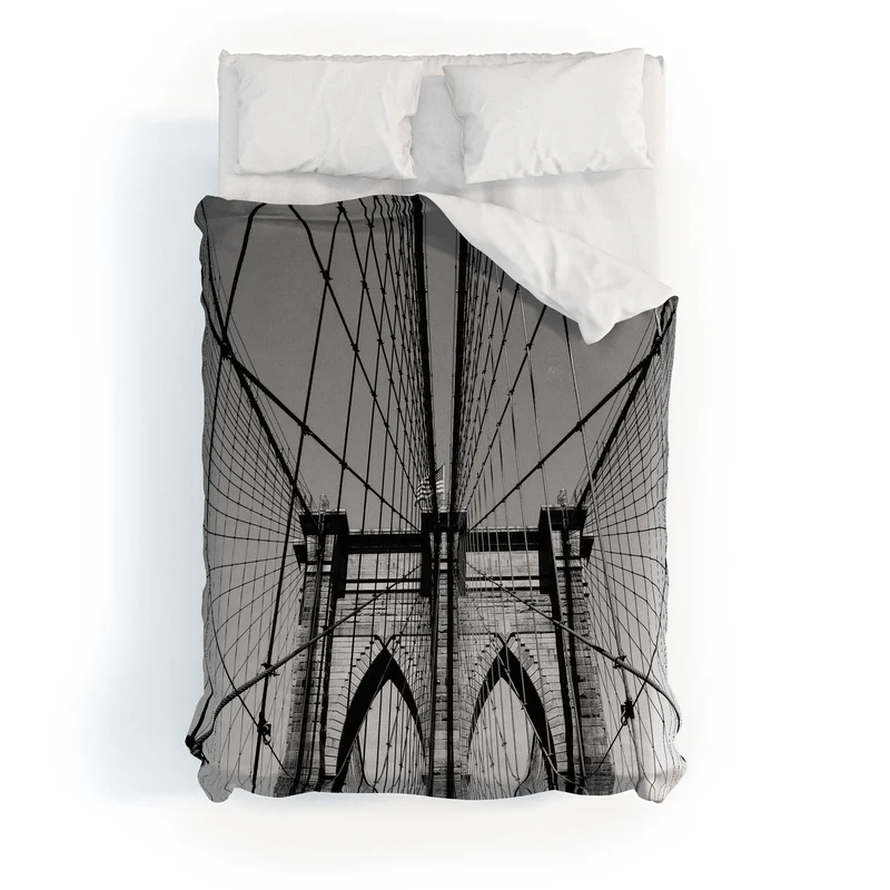 Brooklyn Bridge III Duvet Cover