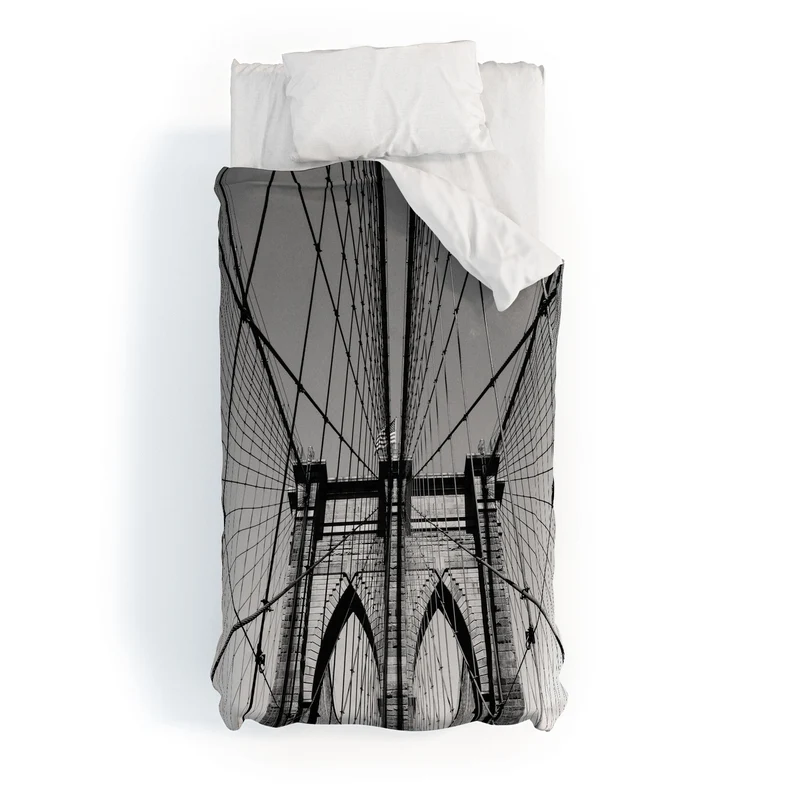 Brooklyn Bridge III Duvet Cover