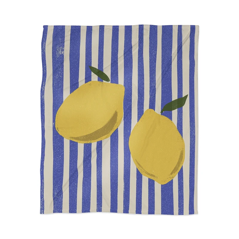 two lemons Throw Blanket