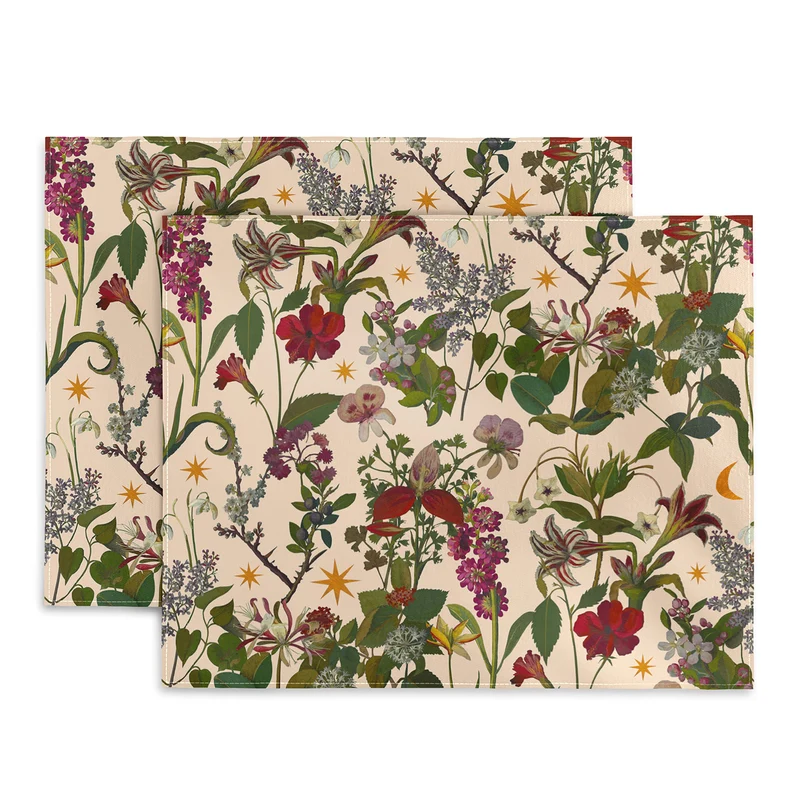 Amryllis Star Neutral Placemat