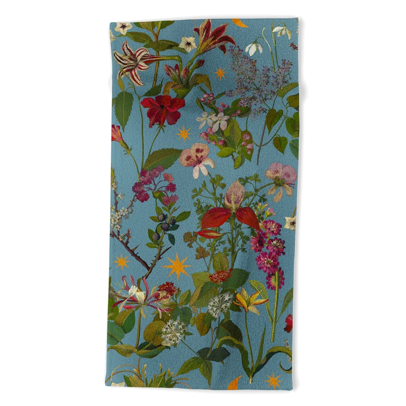 Amryllis Star Slate Bath Towel