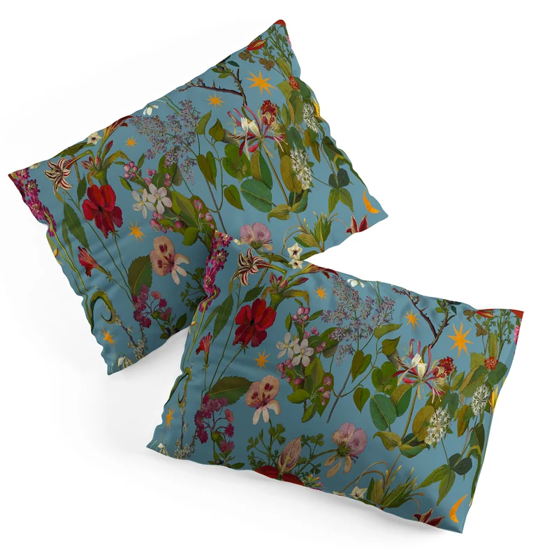 Amryllis Star Slate Pillow Sham