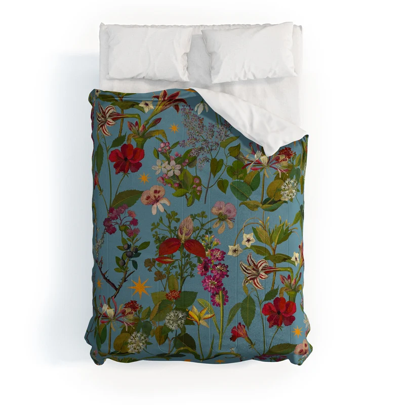 Amryllis Star Slate Comforter