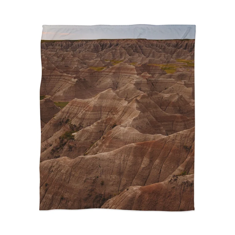 Badlands National Park Throw Blanket