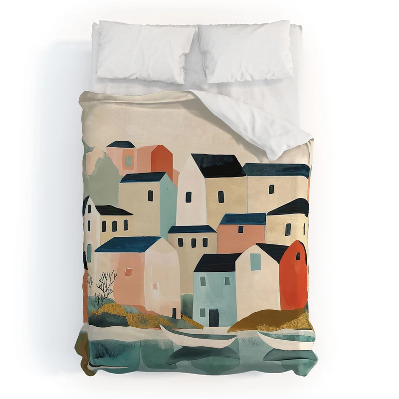 Quiet Harbor Duvet Cover