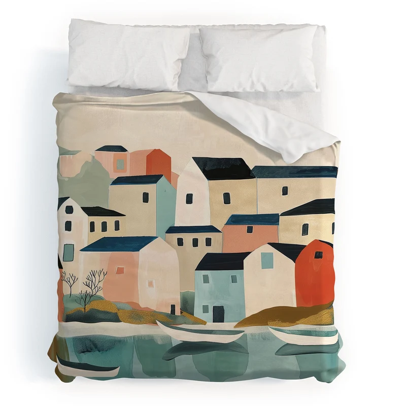 Quiet Harbor Duvet Cover