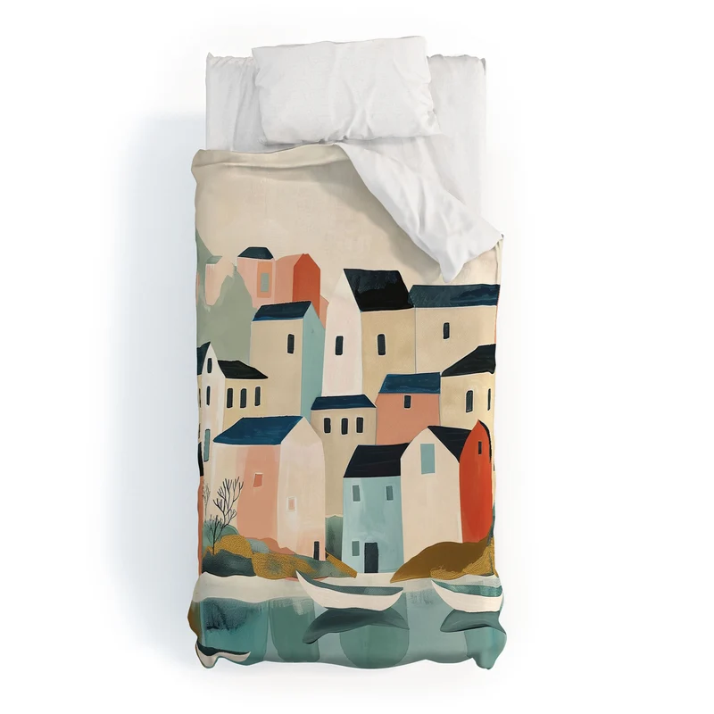 Quiet Harbor Duvet Cover