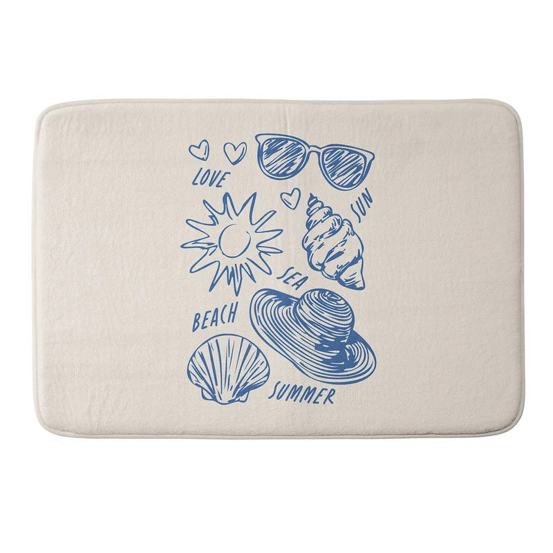 love sea beach summer Bath Mat