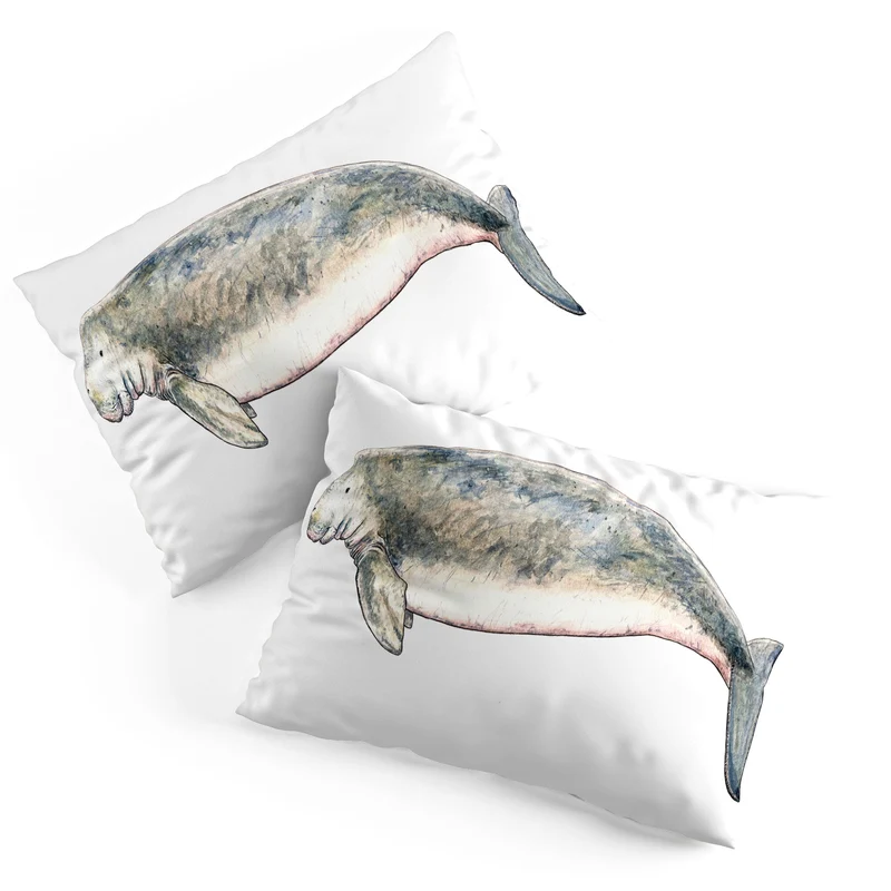 Dugong sea cow Pillow Sham