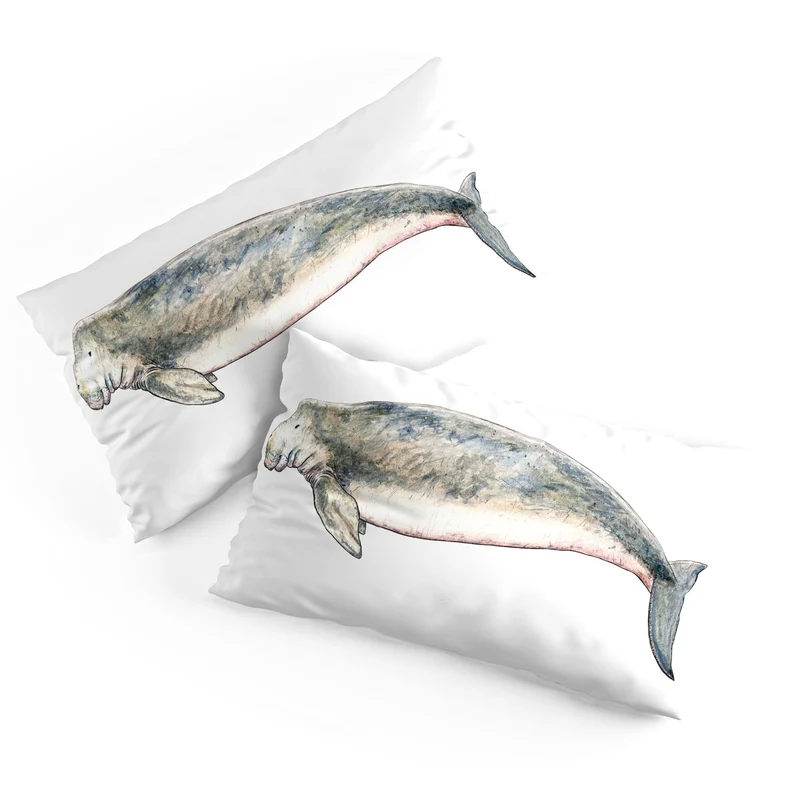 Dugong sea cow Pillow Sham