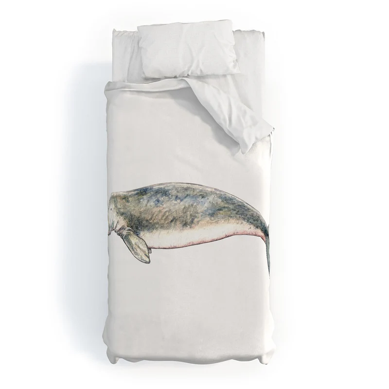 Dugong sea cow Duvet Cover
