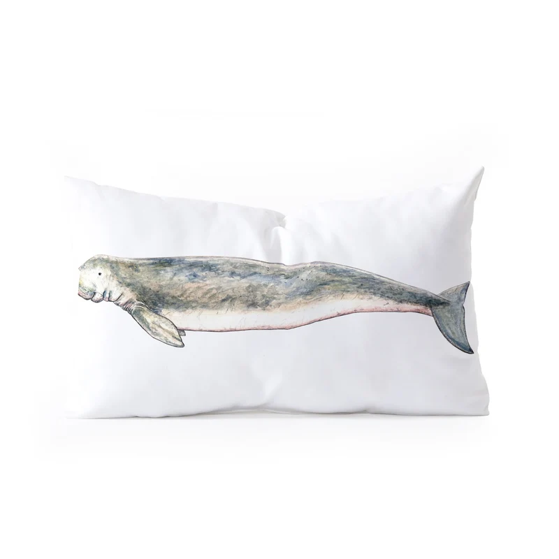 Dugong sea cow Rectangular Pillow