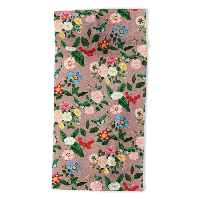 Early June Blush Bath Towel