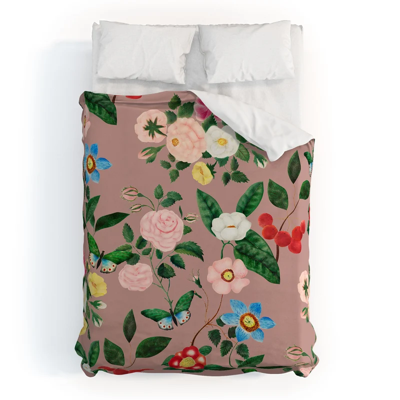 Early June Blush Duvet Cover