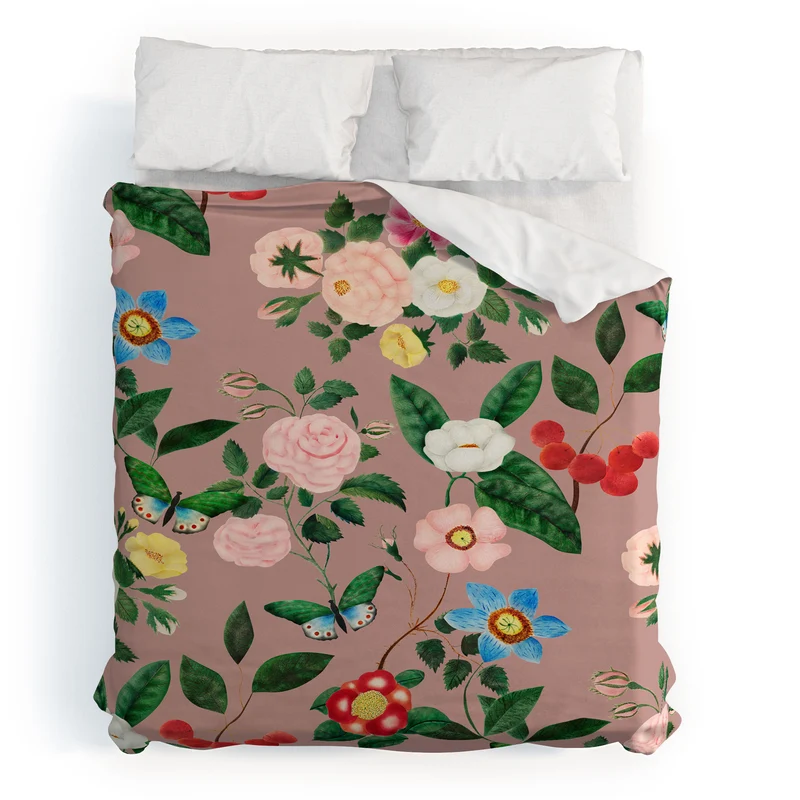 Early June Blush Duvet Cover
