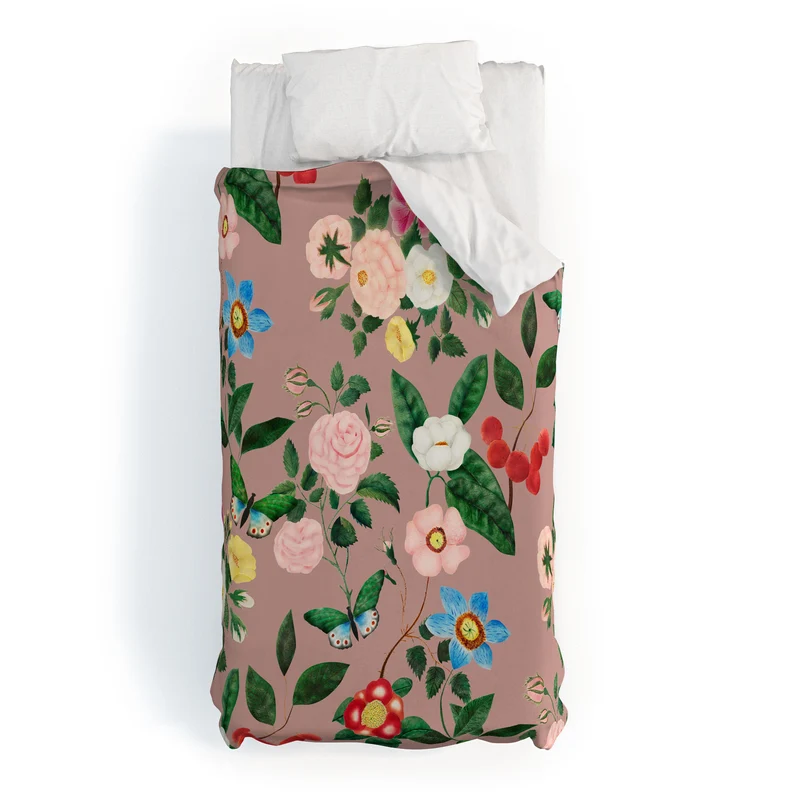 Early June Blush Duvet Cover