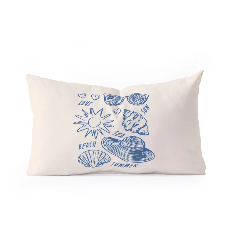 love sea beach summer Rectangular Pillow