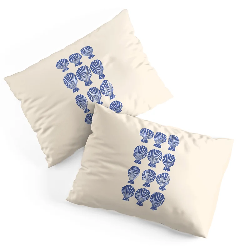 vintage seashells Pillow Sham