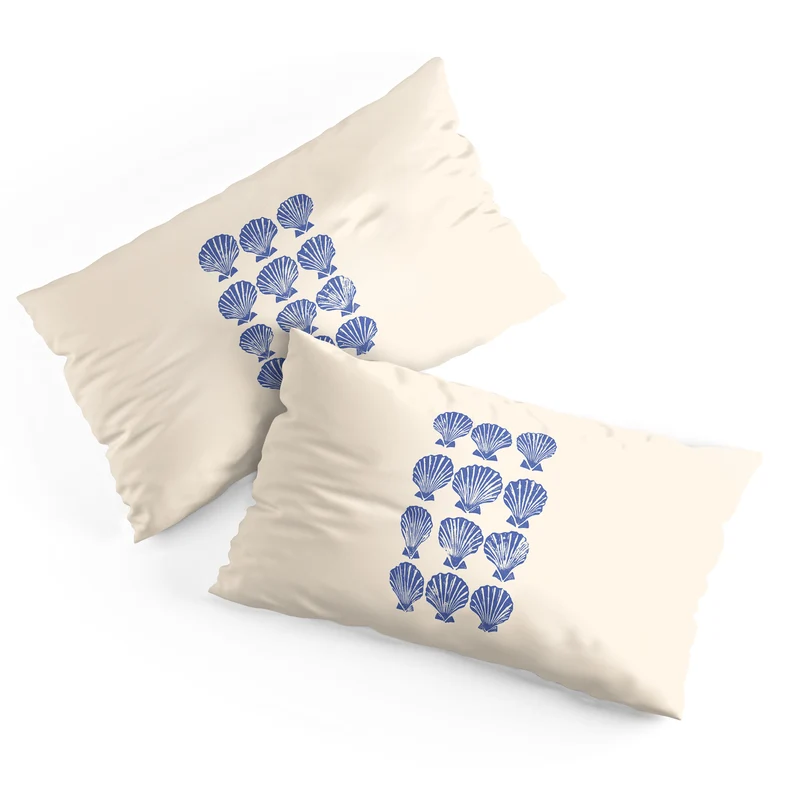 vintage seashells Pillow Sham