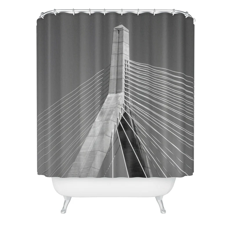 Zakim Bridge Shower Curtain