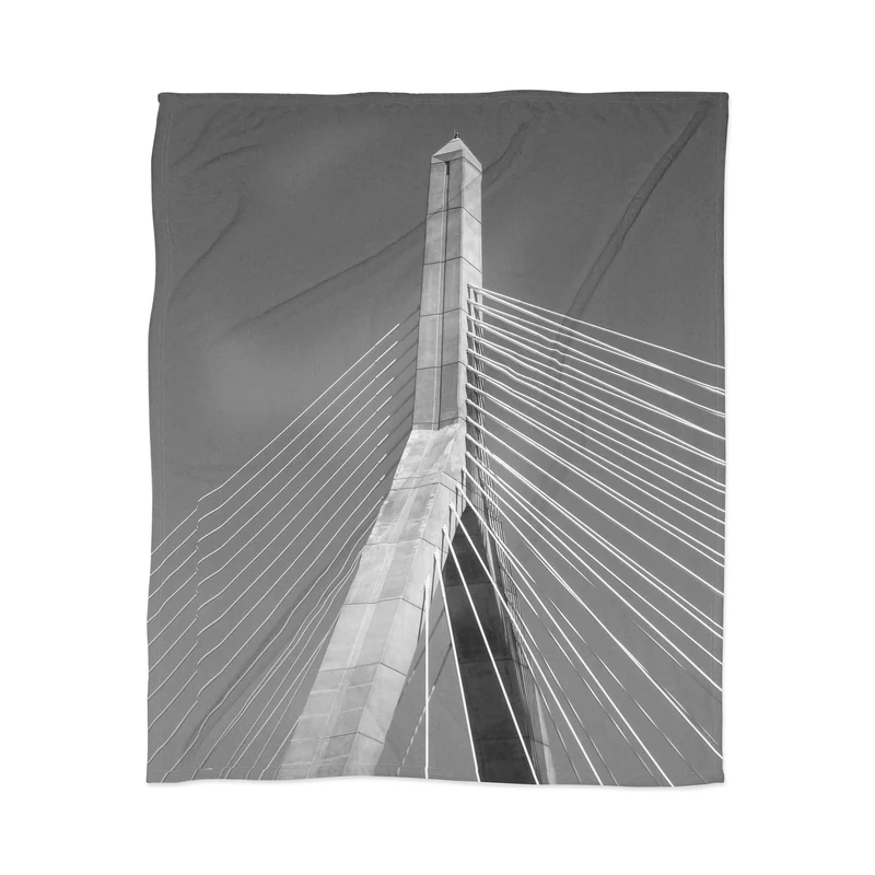 Zakim Bridge Throw Blanket