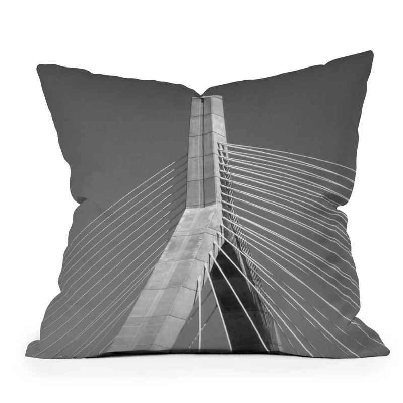Zakim Bridge Throw Pillow