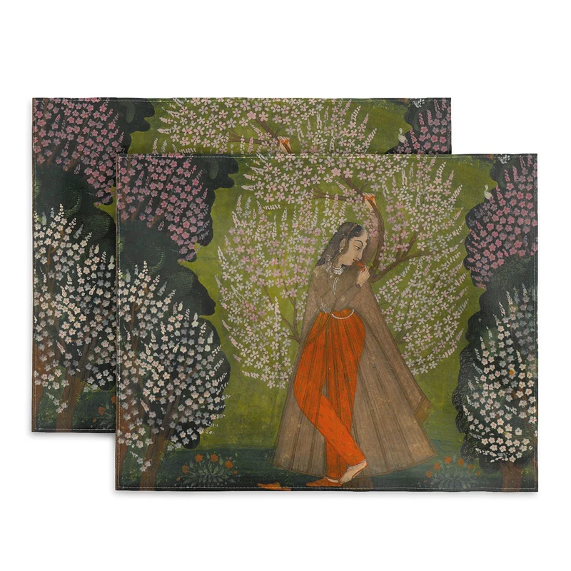 Padmini Nayika Indian Miniature Placemat