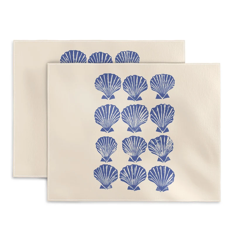 vintage seashells Placemat