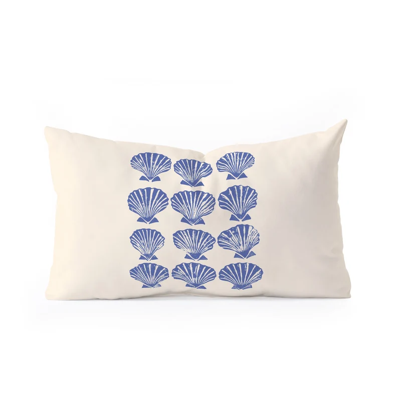 vintage seashells Rectangular Pillow