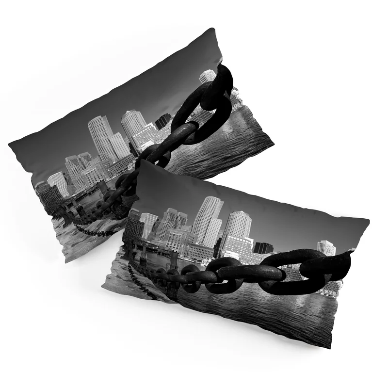 Boston Harbor Walk Pillow Sham