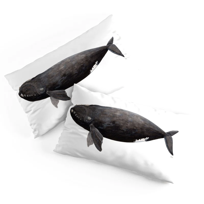 Northern right whale Pillow Sham
