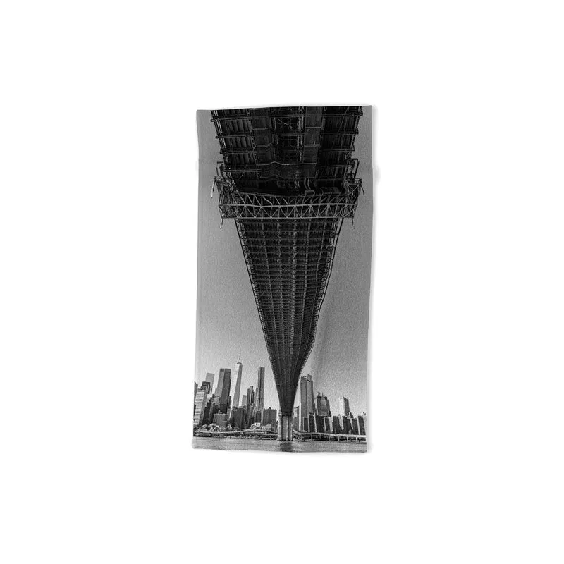 Below the Brooklyn Bridge Bath Towel