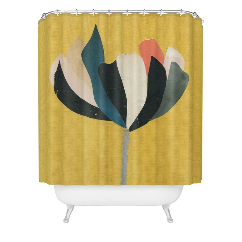 Opulent Flower Bloom II Shower Curtain