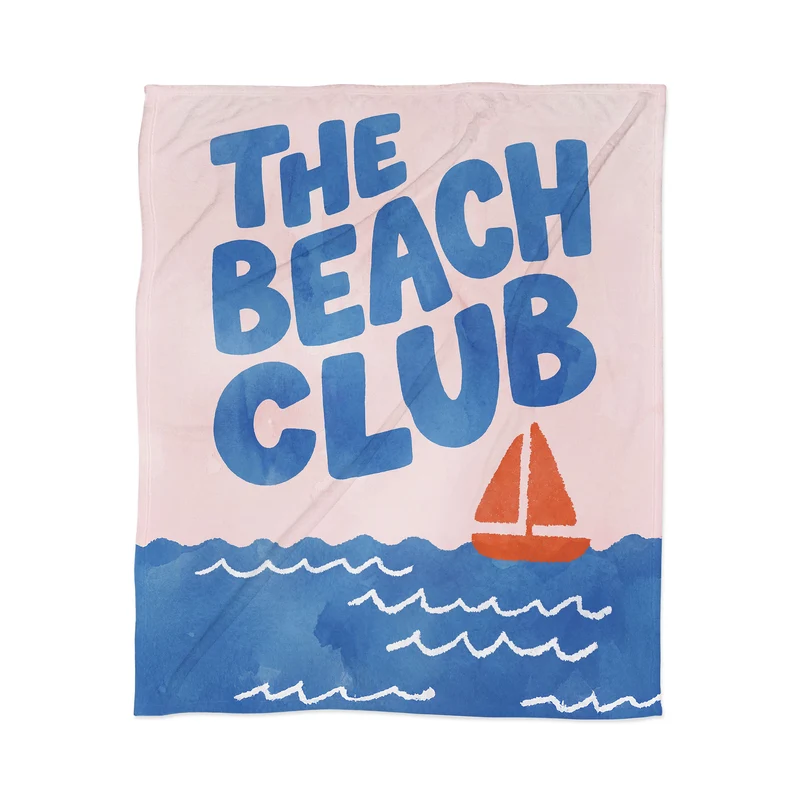 The Beach Club Throw Blanket