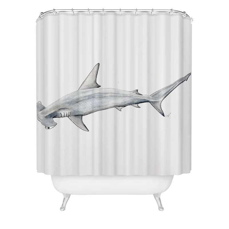 Hammerhead shark Shower Curtain