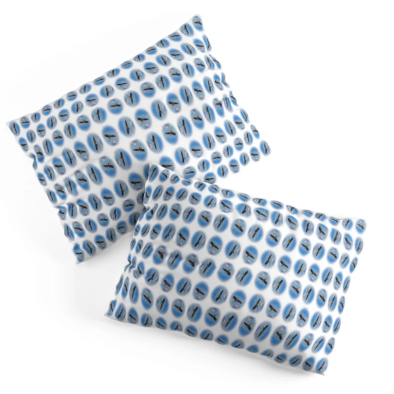 Eagle Flying High in Alaskan Skies Pillow Sham
