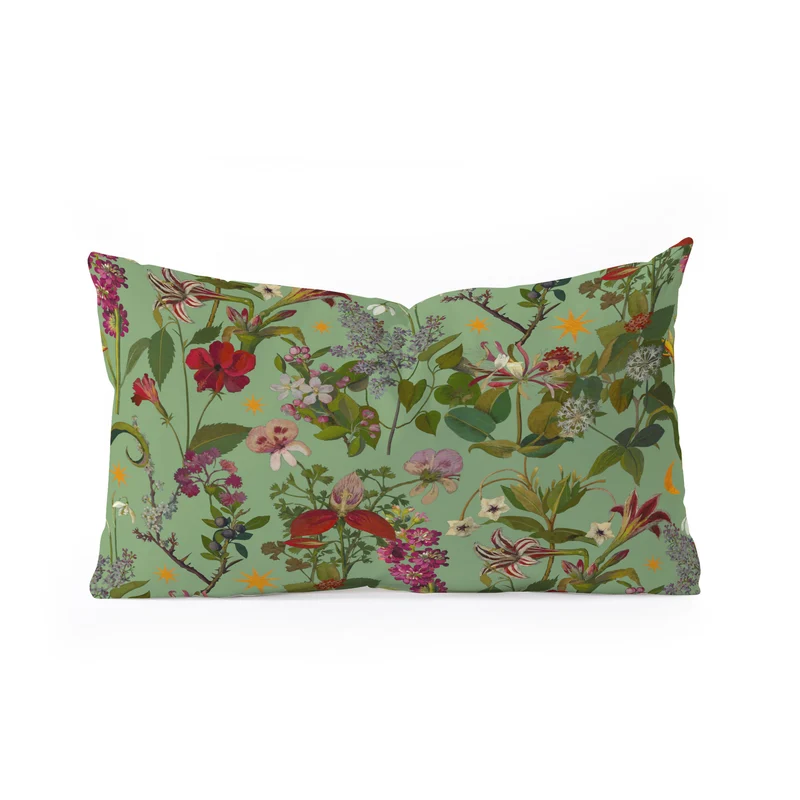 Amryllis Star Sage Rectangular Pillow