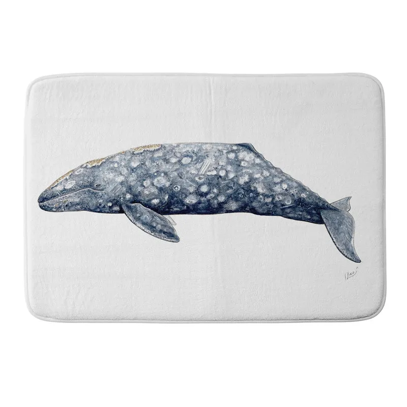 Grey whale Bath Mat