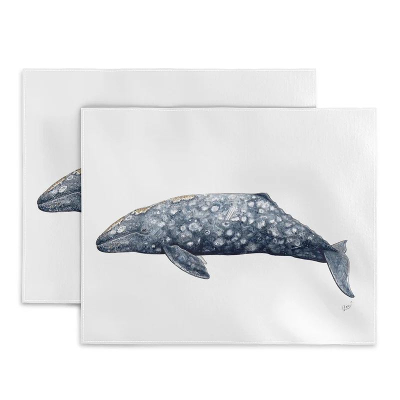 Grey whale Placemat
