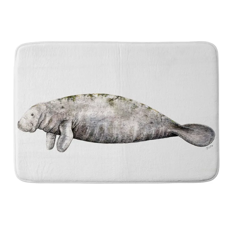 Manatee sea cow Bath Mat