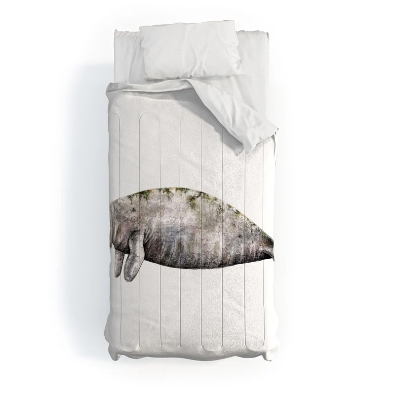 Manatee sea cow Comforter