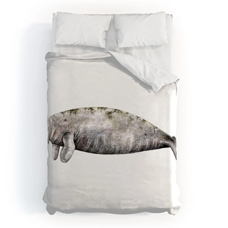 Manatee sea cow Duvet Cover