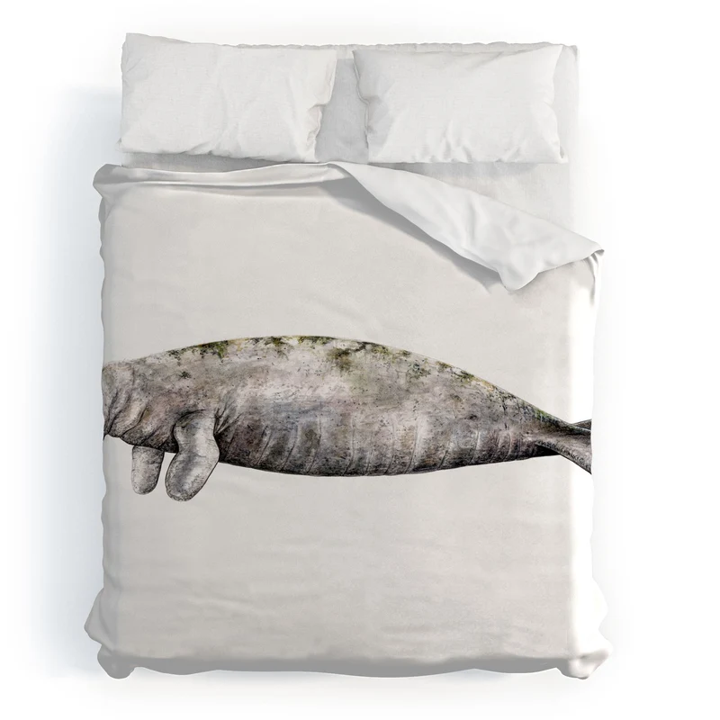 Manatee sea cow Duvet Cover