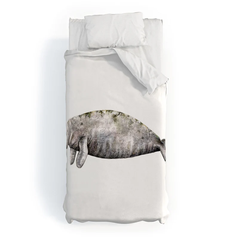 Manatee sea cow Duvet Cover