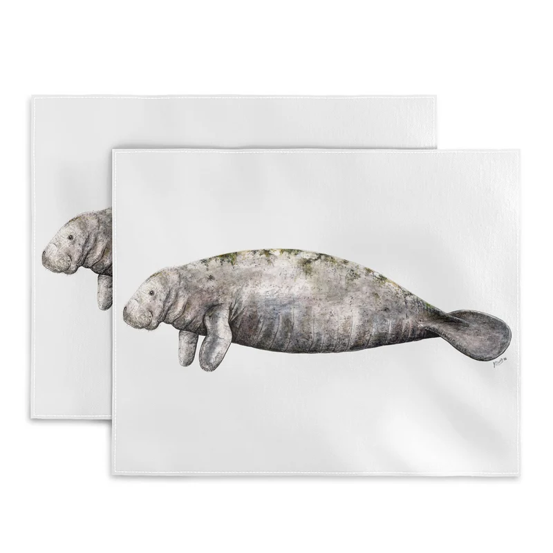 Manatee sea cow Placemat