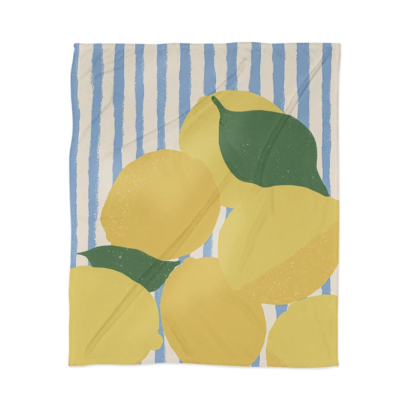 lemons delight Throw Blanket